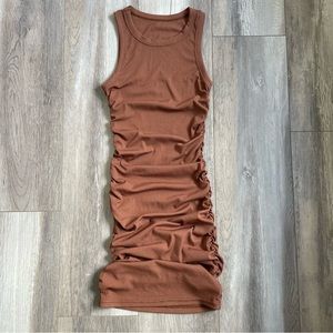 Bodycon Burnt Orange Tank Dress